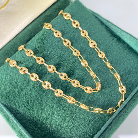 Cadena GC Diamantada Oro amarillo 18k 8,07 Gr / 3,9 mm / 61,5 Cm *