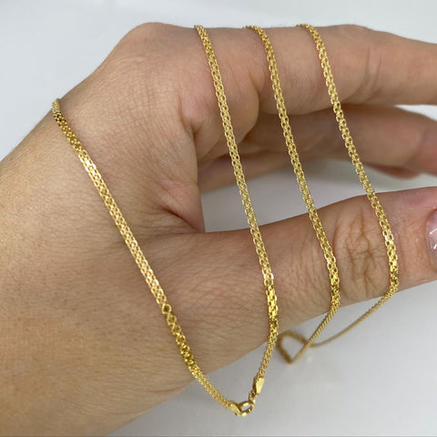 Cadena Italy China  Oro amarillo 18k +1 / 2,96 Gr / 1,3 mm / 60 Cm