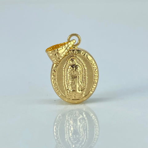 Dije Virgen Guadalupe Oro amarillo 0,65 Gr / 1,8 Cm †