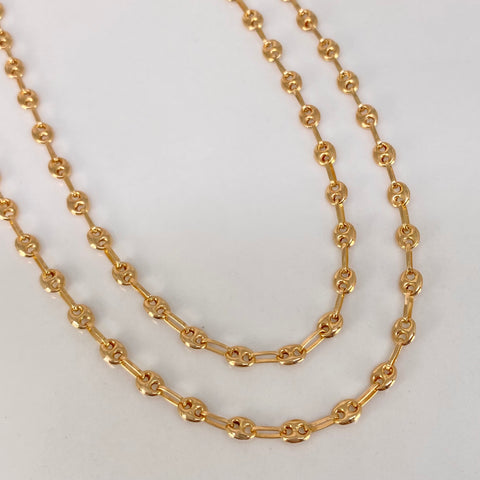Cadena GC Oro amarillo 18k 4,97 Gr / 3,3 mm / 50 Cm †