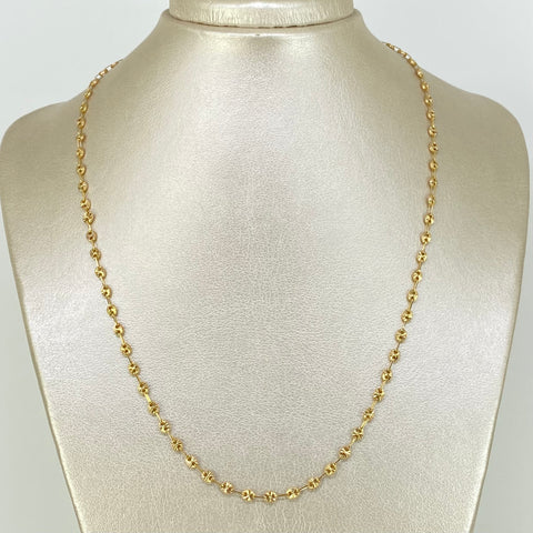 Cadena GC Diamantado Oro amarillo 18k 7,00 Gr / 3,3 mm / 50 Cm *