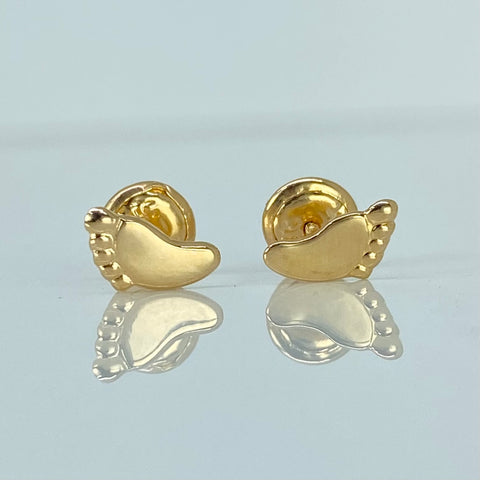 Topos Huellas Oro amarillo 18k 0,5 Gr / 4 mm  †