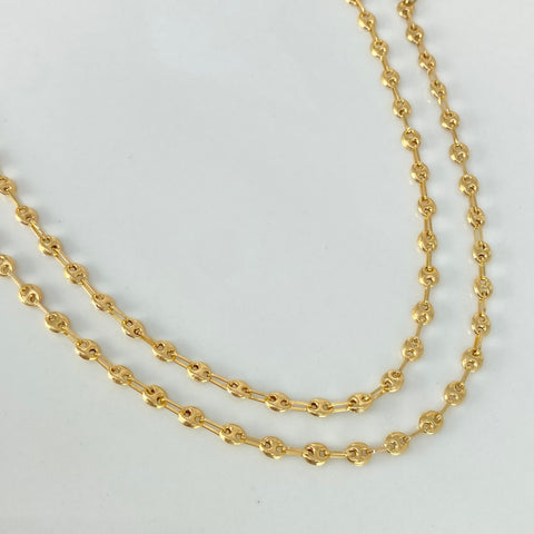 Cadena GC Oro amarillo 18k 4,56 Gr / 3,3 mm / 45 Cm *