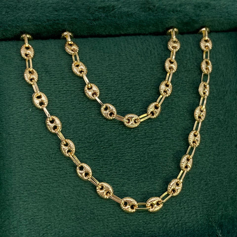 Cadena GC Diamantada Oro amarillo 18k 8,45 Gr / 4,2 mm / 60 Cm *