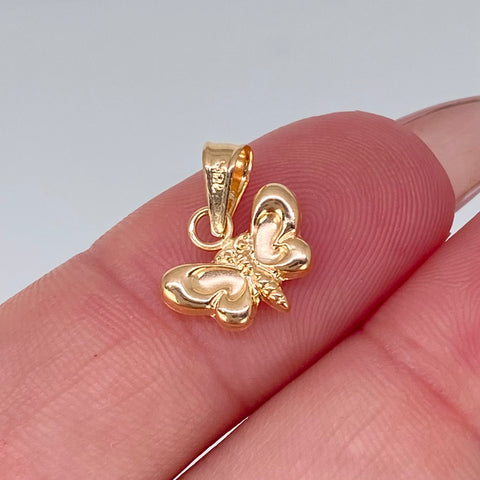 Dije Mariposa Oro amarillo 0,43 Gr / 1,5 Cm