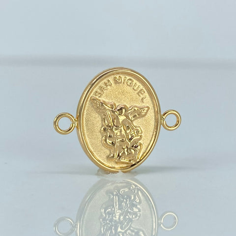 Herraje San Miguel Arcangel Oro amarillo 18k 1,1 Gr / 2 Cm  *
