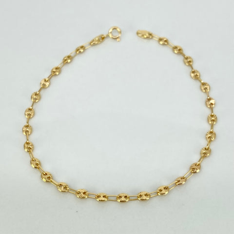 Pulso GC Diamantado Oro amarillo 18k 2,85 Gr / 3,3 mm / 20,5 Cm *