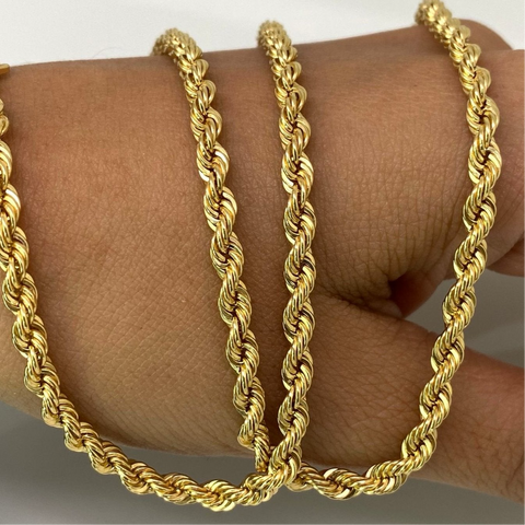 Cadena Italy Lazo Oro amarillo 18k +1 / 10,90 Gr / 3,5 mm / 60,5 Cm *