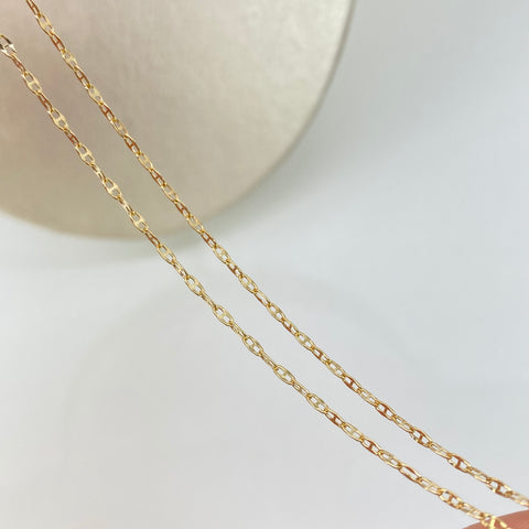 Cadena ● GC Italy  Oro amarillo 18k +1 / 1,1 Gr / 1,5 mm / 45 Cm †