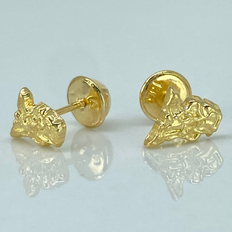 Topos San Miguel Arcangel Oro amarillo 18k 0,6 Gr / 6 mm *