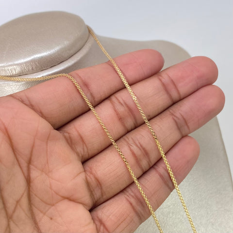 Cadena ● China Oro amarillo 18k 3,2 Gr / 1,4 mm / 60 Cm *