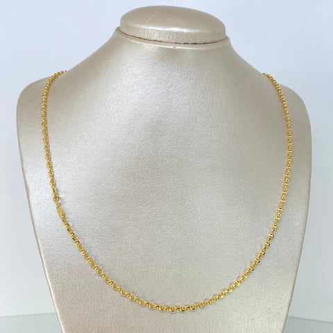 Cadena ● GC Italy Oro amarillo 18k +1 / 5,3 Gr / 3 mm / 60 Cm †