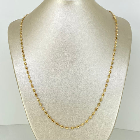 Cadena GC Diamantado Oro amarillo 18k 8,30 Gr / 3,3 mm / 60 Cm *