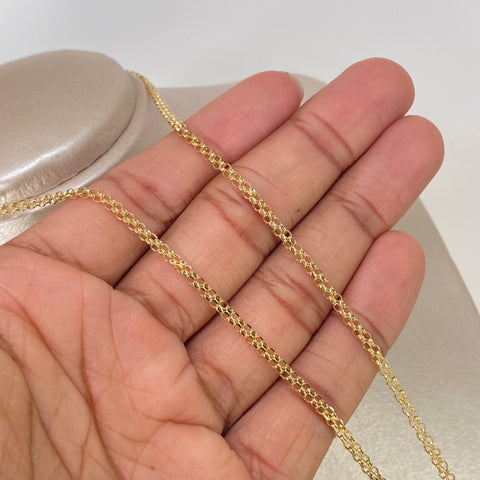 Cadena ● China Oro amarillo 18k 3,1 Gr / 2,7 mm / 50 Cm *