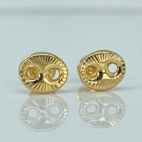 Topos GC Diamantados Oro amarillo 18k 0,9 Gr / 9 mm