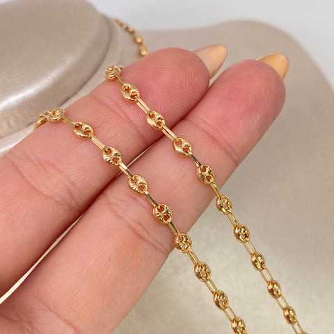 Cadena GCDiamantado Oro amarillo 6,83 Gr / 3,3 mm / 60 Cm