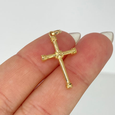 Dije Cruz Oro amarillo 18k 1,75 Gr / 3 Cm  *