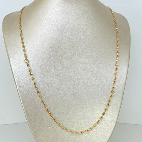 Cadena GC Oro amarillo 18k 6,36 Gr / 3 mm / 61 Cm