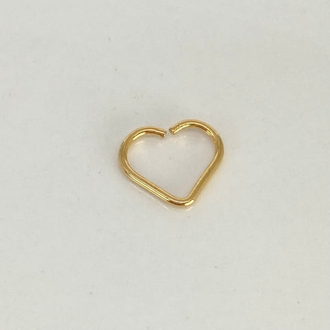 Piercing Corazon / Oro Amarillo 18k (Joya) / 0,0.37gr / 1.2cm / (Oreja) *
