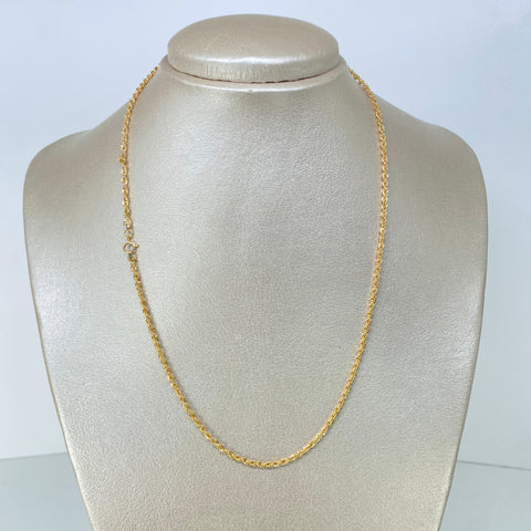 Cadena ● Lazo Oro amarillo 18k +1 / 2,05 Gr / 2 mm / 45 Cm