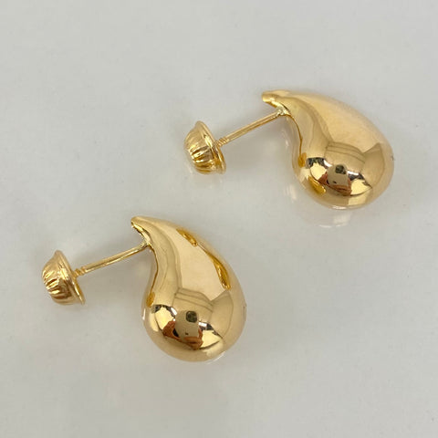 Topos Gotas Oro amarillo 18k 1,85 Gr / 8 mm