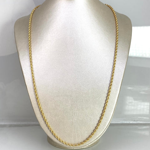 Cadena Italy Lazo Oro amarillo 18k +1 / 8,80 Gr / 3 mm / 65 Cm *