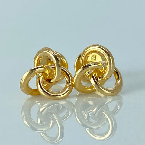 Topos Flor Aros Oro amarillo 0,7 Gr / 7,7 mm †