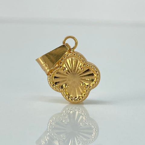 Dije Trebol Oro amarillo 0,9 Gr / 2,2 Cm *