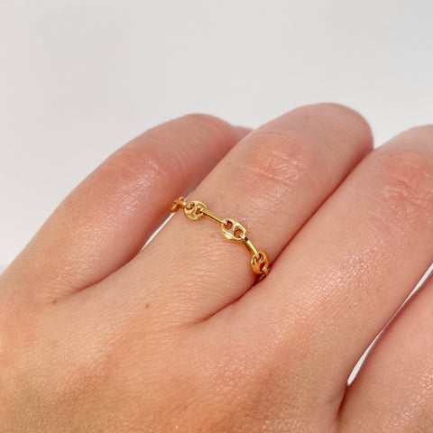 Anillo GC Lisos Oro amarillo / Talla 6 1/2 / 0,6 Gr *