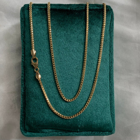 Cadena Italy Franco Oro amarillo 18k +1 / 10 Gr / 1,45 mm / 60 Cm *