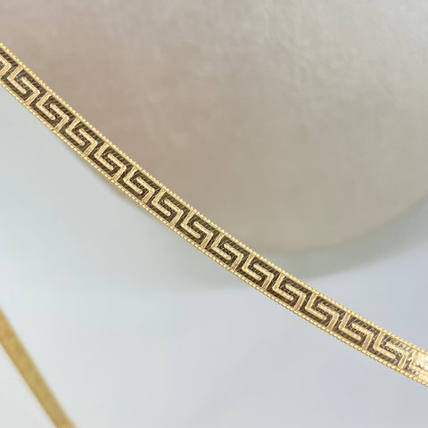 Cadena Espejo VS Oro amarillo 18k +3 / 8,41 Gr / 3,8 mm / 40 Cm †
