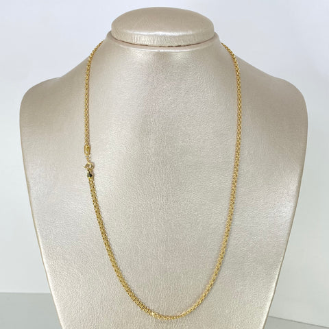 Cadena ● China Oro amarillo 18k 3,1 Gr / 2,7 mm / 50 Cm †