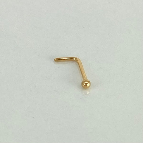 Piercing Bola / Oro Amarillo 18k (Joya) / 0,10gr / 2mm / (Nariz)