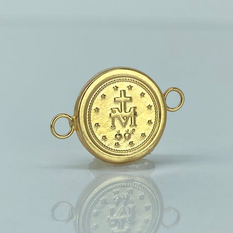 Herraje Virgen Milagrosa Oro amarillo 18k 0,73 Gr / 1,8 Cm *