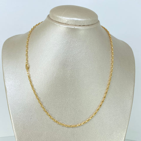 Cadena ● GC Italy Oro amarillo 18k +1 / 3,8 Gr / 2,6 mm / 45 Cm *v
