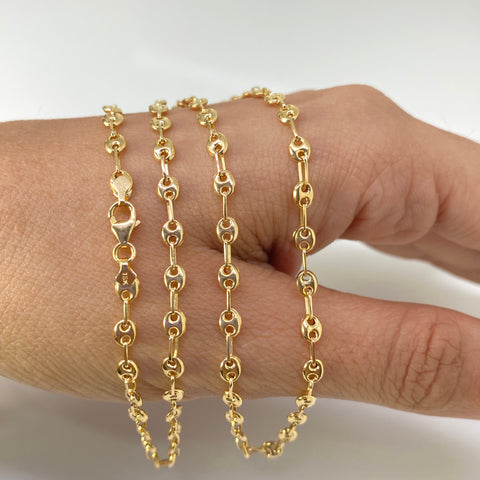 Cadena GC Oro amarillo 18k 4,57 Gr / 3,2 mm / 46,5 Cm