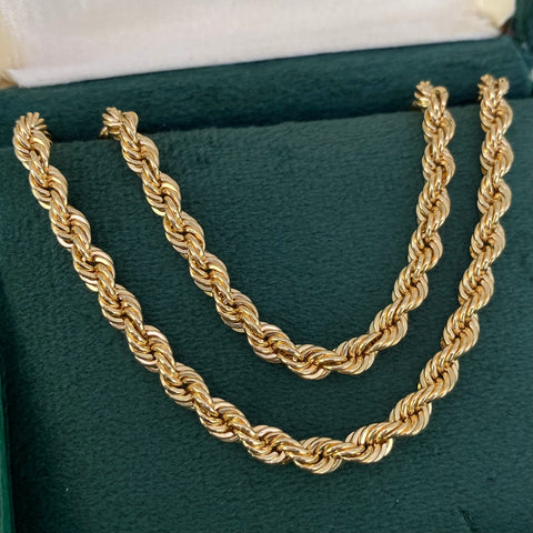 Cadena ● Lazo Oro amarillo 18k +1 / 14,15 Gr / 4,3 mm / 60 Cm *