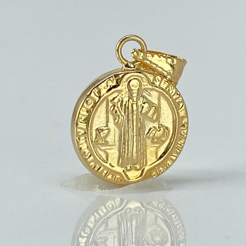 Dije San Benito Oro amarillo 18k 0,6 Gr / 1,7 Cm *