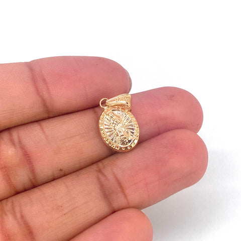 Dije Virgen Guadalupe Oro amarillo 0,85 Gr / 2,2 Cm *