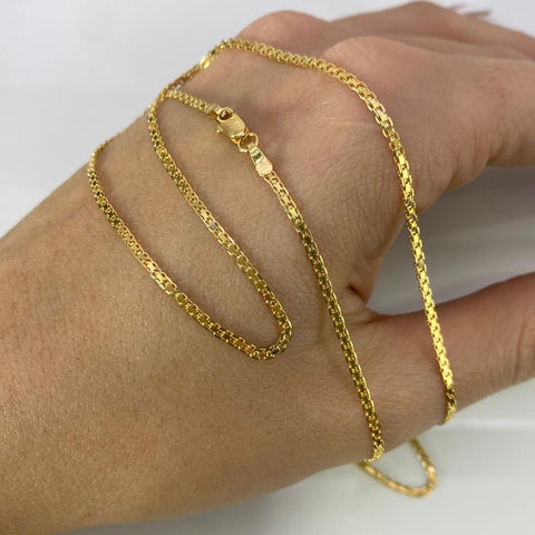 Cadena Italy China  Oro amarillo 18k +1 / 4,19 Gr / 1,4 mm / 60 Cm *