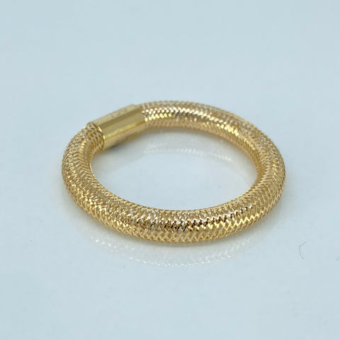 Anillo ● Articulado Oro amarillo 18k / Talla 7/9 / +3 / 0,55 Gr / 3,3 mm *