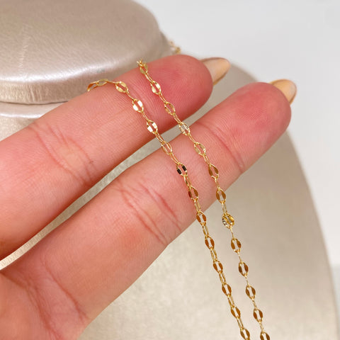 Cadena ● GC Italy Oro amarillo 18k +1 / 1,02 Gr / 2,1 mm / 45 Cm