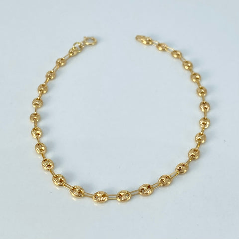 Pulso GC Diamantado Oro amarillo 2,15 Gr / 3,3 mm / 19 Cm†