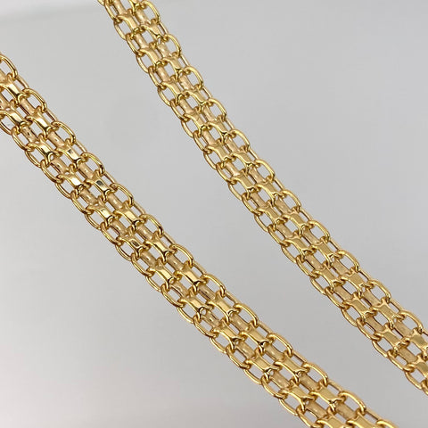 Cadena ● China Oro amarillo 18k 8,18 Gr / 4,7 mm / 50 Cm *