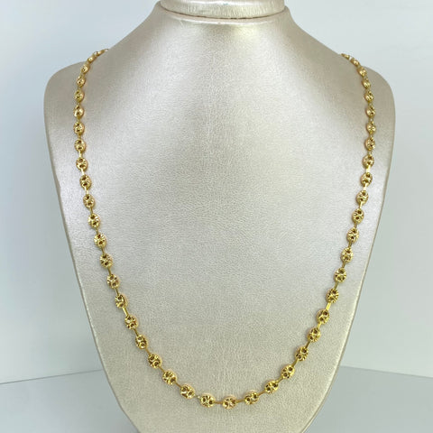 Cadena GC Diamantada Oro amarillo 18k 16,92 Gr / 4,3 mm / 64 Cm *