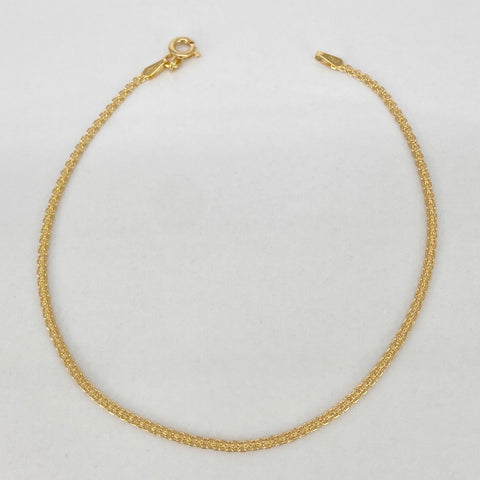 Pulso ● Chino Oro amarillo 18k +1 / 1,2 Gr / 1,4 mm / 19,4 Cm *