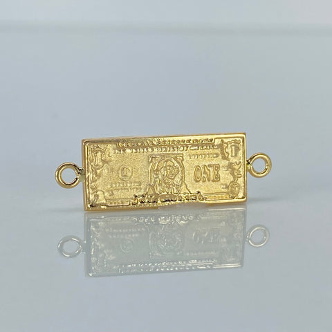 Herraje Dolar Oro amarillo 1,32 Gr / 2,8 Cm †