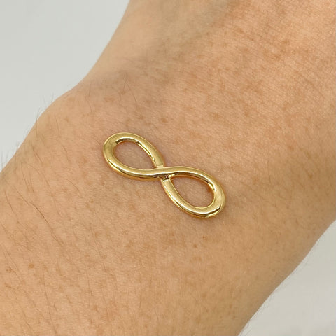 Herraje Infinito Oro amarillo 18k 0,42 Gr / 2,3 Cm
