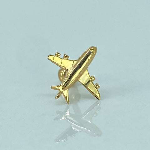 Piercing Avion / Oro Amarillo 18k (Joya) / 0,37gr / 1.1cm / (Oreja) †