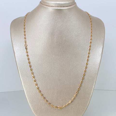 Cadena GC Lisas  Oro amarillo 6,00 Gr / 3,3 mm / 60 Cm *